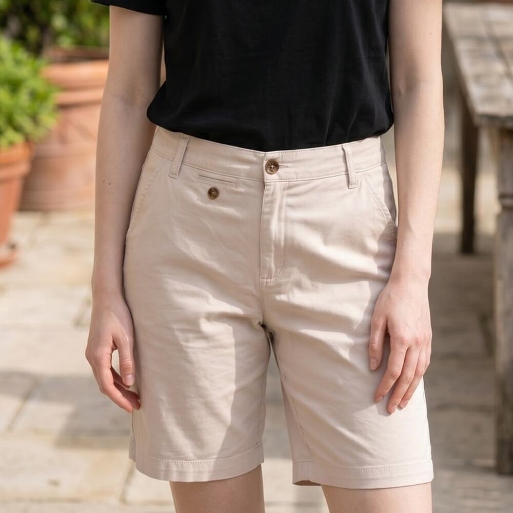 Cotton shorts, Lee Comfort Stretch Waist, size 16 Light Pink